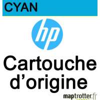  HP - N°772 - Cartouche d'encre cyan - 300 ml - CN636A  
