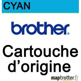  Brother - LC1100HYC - Cartouche d'encre cyan d'origine - 750 pages 