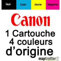  Canon - CLI-36 C - Cartouche d'encre 4 couleurs noir, cyan, magenta, jaune - 1511B001 