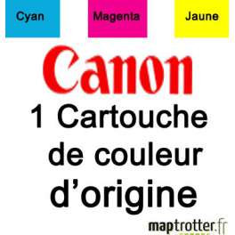  Canon - CL-511 - Cartouche d'encre 3 couleurs cyan, magenta, jaune - 2972B001 