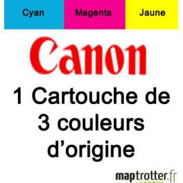  Canon - BCI-3E - Pack de 3 cartouches d'encre couleur  cyan,  magenta,  jaune  - 4480A2 