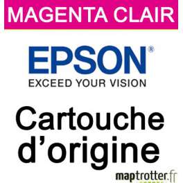  Epson - T2436 - Cartouche d'encre magenta clair - 740 pages - série éléphant - C13T24364010 
