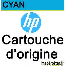 HP - F9J76A - Cartouche d'encre cyan - produit d'origine