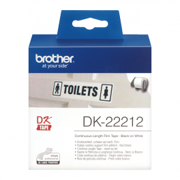 Brother - DK-22212 - Ruban - 62 mm - continu support film adhésif de 15 m et largeur 62 mm