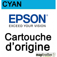 Epson - C13T24324022 - 24XL cyan Cartouche "Eléphant" - Encre Claria Photo HD C (XL)