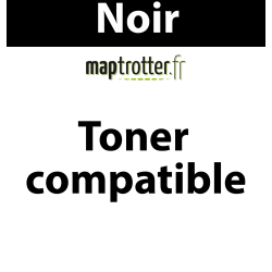 44917602 - Toner noir Maptrotter compatible OKI - 12 000 pages - ram 