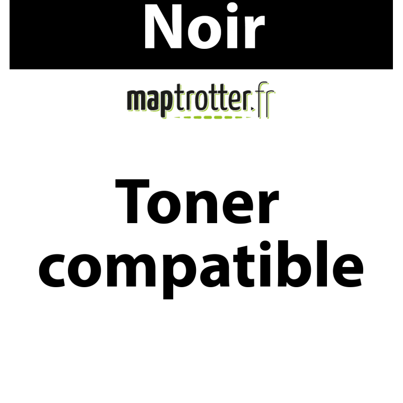 44917602 - Toner noir Maptrotter compatible OKI - 12 000 pages - ram 