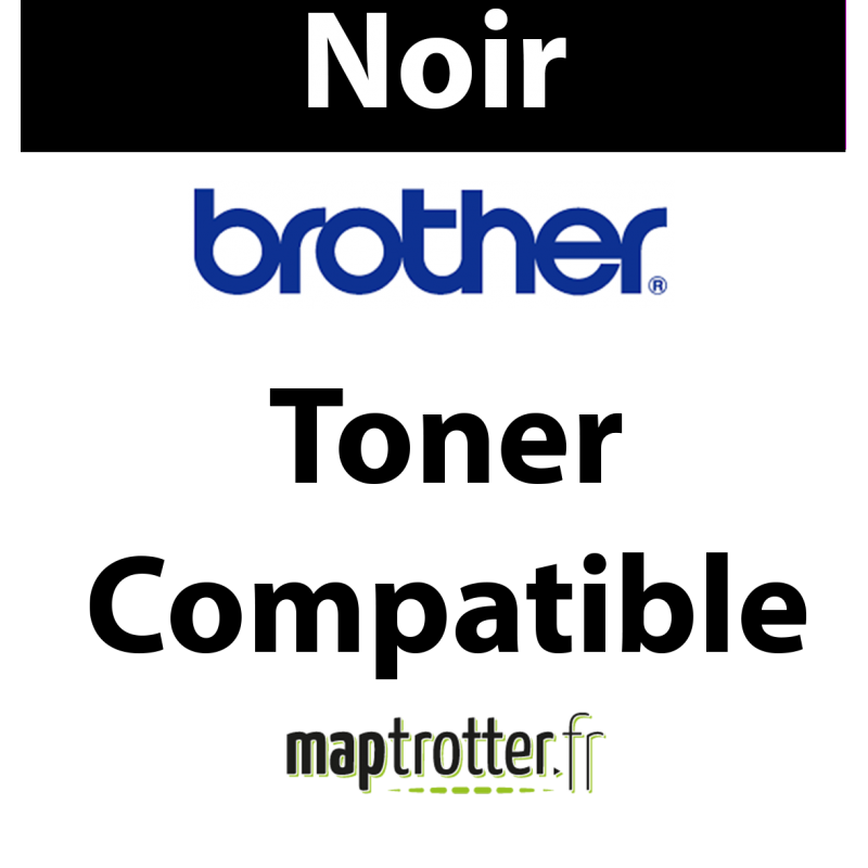 TN-3060 - Toner noir Maptrotter compatible Brother - 6 700 pages 