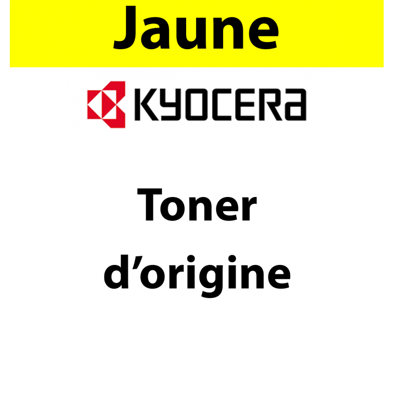 Kyocera  - TK-8735Y- Toner jaune - produit d'origine - 40 000 pages 