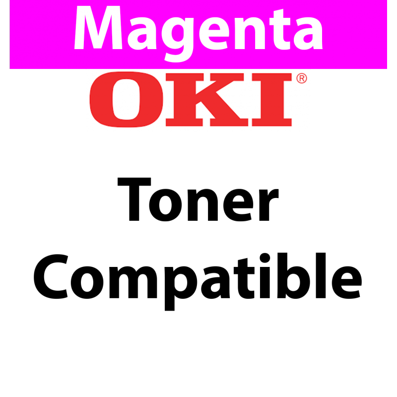 43381906 - Toner magenta Maptrotter compatible OKI - 2 000 pages 