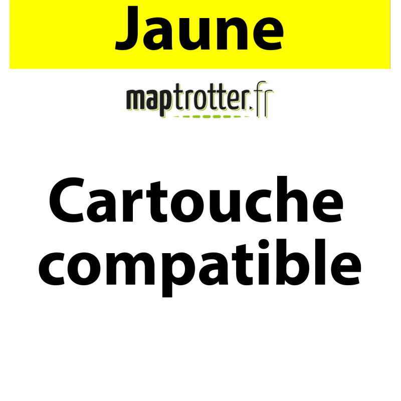 F6T83AE - 973X - Toner jaune Maptrotter compatible HP - 7 000 pages 