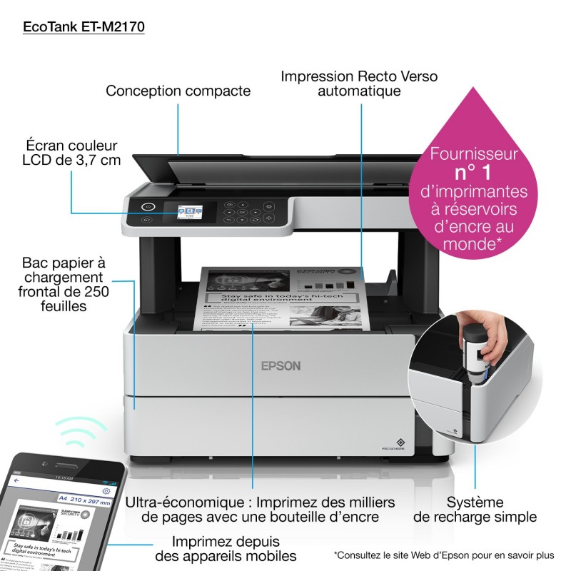 Epson - EcoTank ET-M2170 