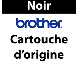 Brother - LC427XLBK - Cartouche noire, produit d'origine, 6000 Pages 