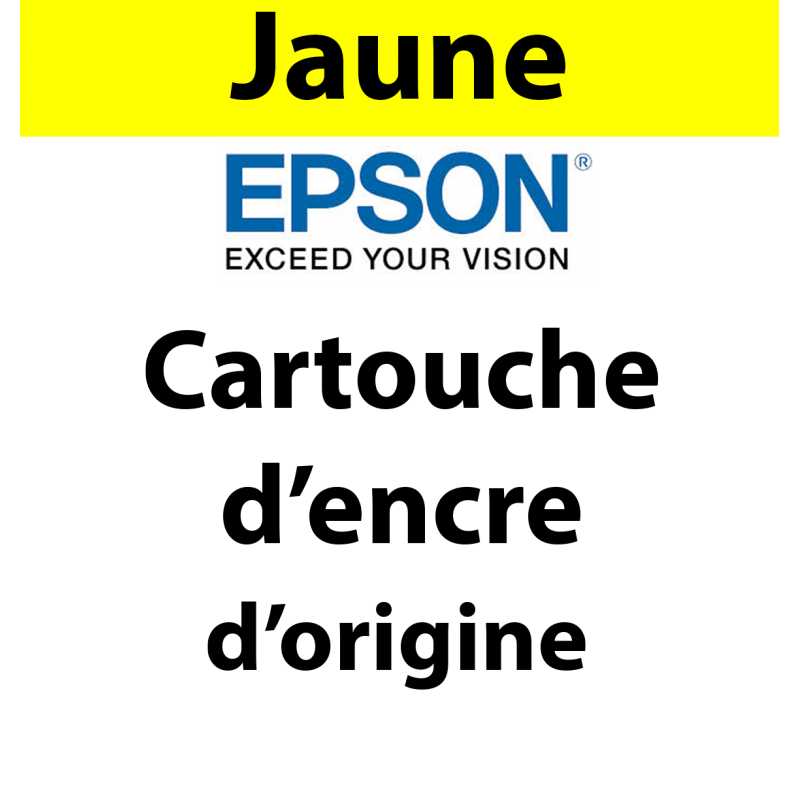 Epson - C13T11C440 - Cartouche d'encre jaune L - produit d'origine 