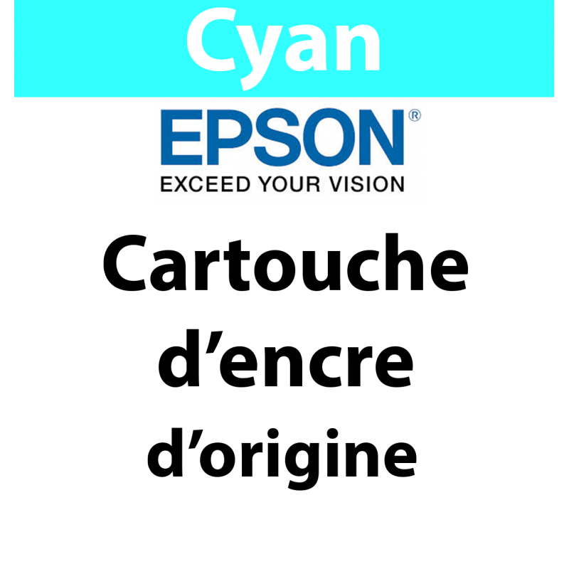 Epson - C13T11D240 - Cartouche d'encre cyan XL - produit d'origine 