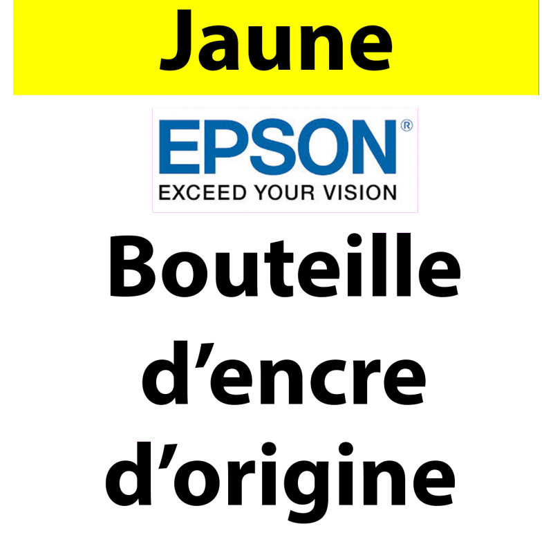 Epson - 113 - C13T06B440 - bouteille d'encre jaune, 70 ml, produit d'origine, 6 000 pages 