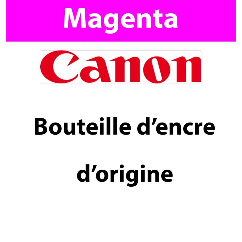 Canon - GI-56 - 4431C001 - Bouteille d'encre, magenta, produit d'origine, 14 000 pages 