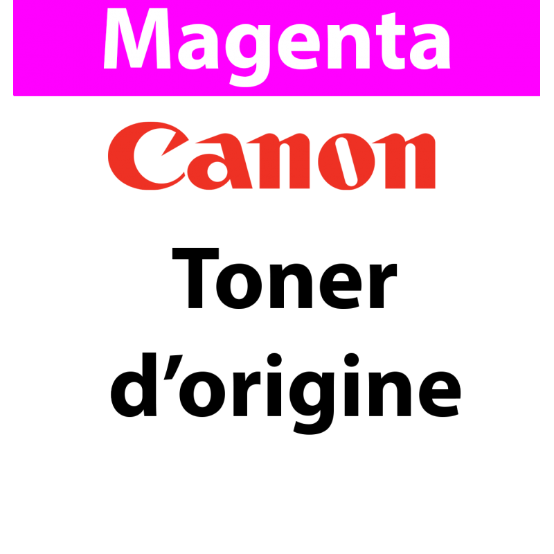 Canon - 3765C002 -  C-EXV 58 Toner magenta - produit d'origine, 60 000 pages 