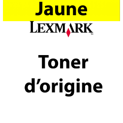 Lexmark - 24B7501 - Toner jaune - produit d'origine - 6 000 pages 