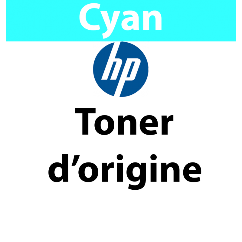 HP - W2131Y - 213Y Toner cyan - produit d'origine HP - 12 00 pages 